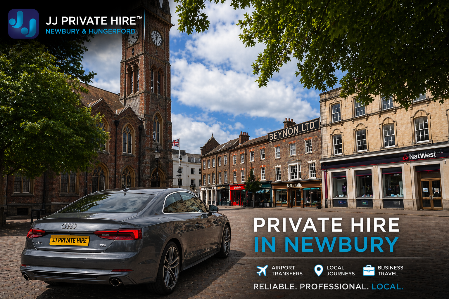 Private Hire and Airport transfers Newbury & Hungerford Reliable Local Image
